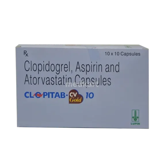clopitab cv gold 10mg capsule 10's